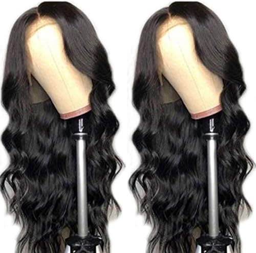 Intuition Hair 13×6 Lace Front Wigs Human Hair 150% Density Body Wave Pre Plucked Unprocessed Brazilian Lace Front Wigs for Black Women with Baby Hair (20 inch 150% density)