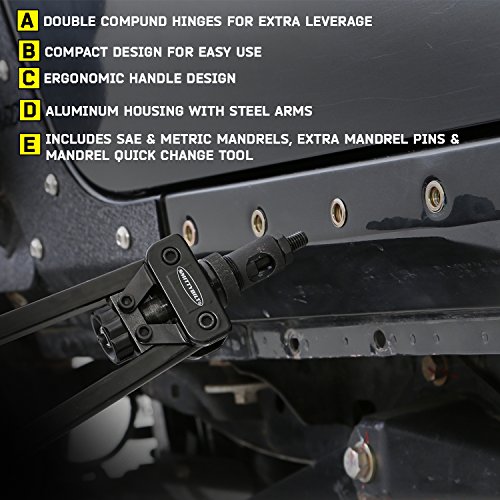 Smittybilt 2834 black Nutsert Tool Set, 1 Pack