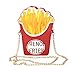 Easydeal Novelty Crossbody Bags Shoulder Bags Handbag for Woman (French Fries)