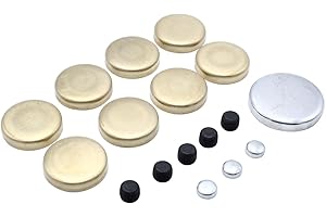 TAKPART Brass Freeze Plug Kit MPE-100BR Comptible for SBC Small Block Chevy 283 305 307 327 350 383