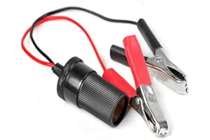 Car Battery Adaptor Alligator Clip Connector Extension Cord 1 Pcs Stylish Attractive Design