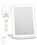 FUNTOUCH Rechargeable Travel Makeup Mirror with