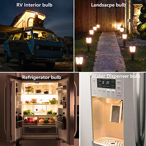 Low Voltage 12V 24V Candelabra E12 Base LED Appliance Light Bulb for ice Maker Water Dispenser