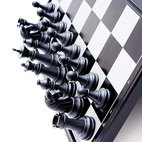 Magnetic Travel Chess Set with Folding Chess Board Educational Toys for Kids and Adults (12.6