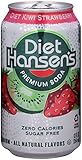 Hansen's Diet Kiwi Strawberry Soda, 12 Ounce Cans (Pack of 24)