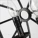 BAYCHEER Metal Round Cage Pendant Lights Industrial Vintage Retro Black Iron Global Pendant Lamp Fixture Hanging Lighting Chandelier with 4 E12 Blub Bases for Restaurant,Bar,Living Room,UL Listed
