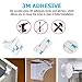 Toplus 12 Locks Magnetic Baby Safety Locks with 2 Magnetic Keys, for Cabinet Drawer ChildProof Safety Table Locks, Super-3M Adhesive--No Drilling or Screws Needed, Invisible Design, White
