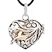 Eudora Harmony Bola MY Heart 18mm Angle Caller Bell Pregnancy Pendant Necklace & 30'' Chain