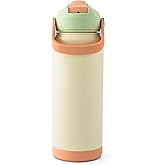 Hydragear ARLO Stainless Steel Water Bottle – 24 oz (710 ml) Insulated with Twist-and-Sip Lid - Snowdrop