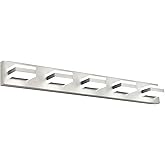 SOLFART 5 Light Bathroom Vanity Light Brushed Nickel Bathroom Vanity Light Fixtures Over Mirror Led Lights for Restroom Nickel