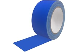 Daisypower Professional Gaffer Tape, 2 Inch X 30 Yards, Residue Free, Non-Reflective, Multipurpose, Heavy Duty Gaff Cloth Tape for Photography, Filming (Blue)