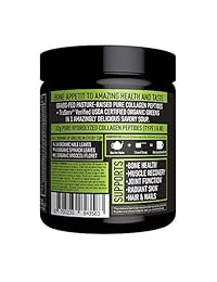 Sopa de hueso deportivo gigante más verdes, péptidos de colágeno con TruServ(R) verificado para servir de los verdes orgánicos certificados por USDA – sabor de pollo natural, 14 servir