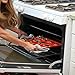 12 Cup Silicone Muffin Pan & Silicone Baking Pan, Nonstick, Dishwasher, Microwave Safe, Red Bakeware (12)