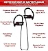 Wireless Bluetooth Headphones Mic Premium Bass HD Stereo Earphones Noise Cancelling IPX7 Waterproof Earbuds iPhone Samsung iOS Android 4.1 Headset Running Sports Gym workout by My smart life Product