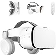 3D VR Virtual Reality Headset Goggle with Remote Controller, VR Glasses for 3D Movies Video Play Games, VR Set for iOS Androi