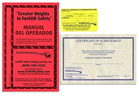 Osha Compliant Forklift Operator Handbooks Set Of 20