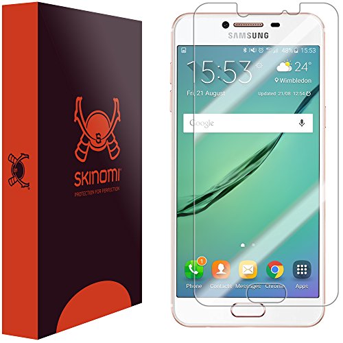 Samsung galaxy c5 screen protector, skinomi techskin full coverag…