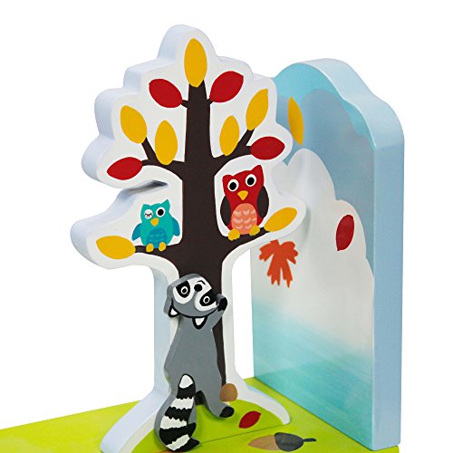 Fantasy Fields - Enchanted Woodland Hand Crafted Kids Bookends Set (2 Pieces)