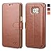 OCASE Galaxy S6 Edge Plus Case [Slim Fit] Leather Wallet Case - For SAMSUNG Galaxy S6 Edge Plus Devices -Brown
