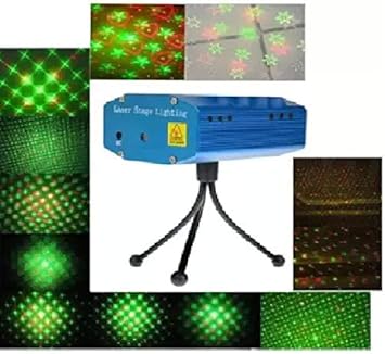 Premium Multi DOT Pattern Laser Mini Disco Light Projector Stage Lighting for Party & Diwali