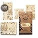 Organic Beeswax Food Wraps by KOBEE - Reusable, Biodegradable, Plastic-Free, Non-Toxic Bees Wax Food Wrappers - Extra Large 4 Pack - Bread Wrap, Large, Medium, Small, Zero-Waste Food Storage