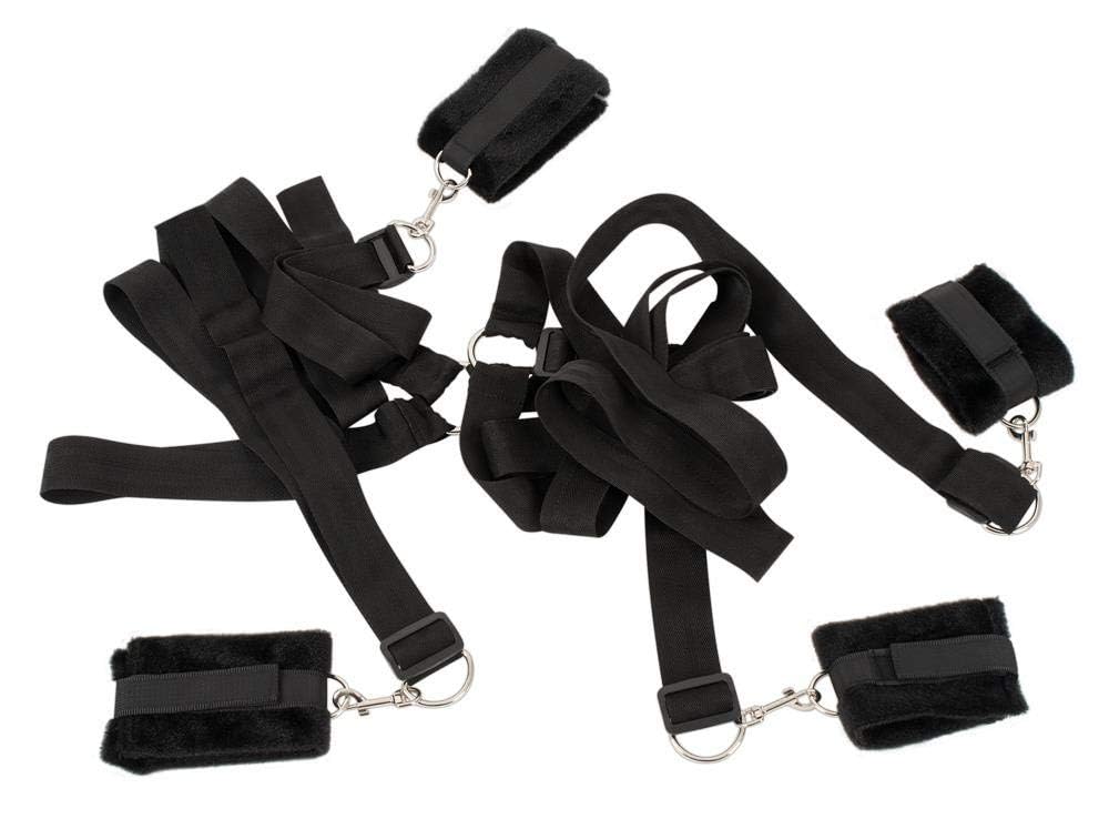 Bad Kitty Bed Shackles Bettfesseln Black 145 cm