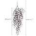NAHUAA Artificial Hanging Vine, 2pcs 32 inches Outdoor Fake Hanging Plants Luxuriant Wall Hang Garland Porch Patio Arch Balcony Basket Garden Party Wedding Decorations
