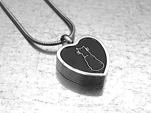 Cremation Necklace, Cat Urn, Urn Locket, Ashes Holder Necklace, Cremation Locket, Memory Locket, Cremation Jewelry