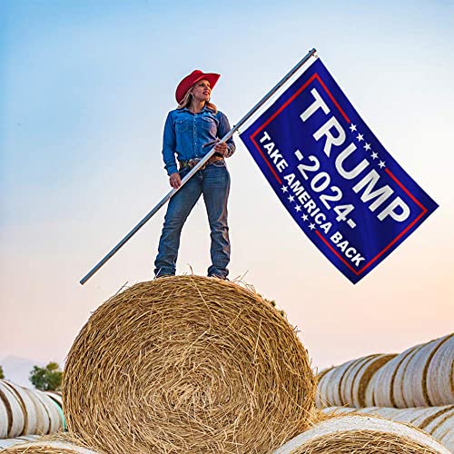 Upgrade Trump 2024 Flag, Donald Trump for President Take America Back 3 x 5 Ft Flag with Grommets