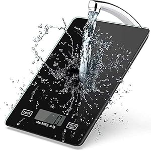Inroserm Digitale Keukenweegschaal, 5 kg Elektronische Weegschaal voor Het Bakken van Voedsel, Smart Touch Control…