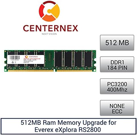 512MB RAM Memory for Everex eXplora RS2800 (PC3200 NonECC) Desktop Memory Upgrade by US Seller