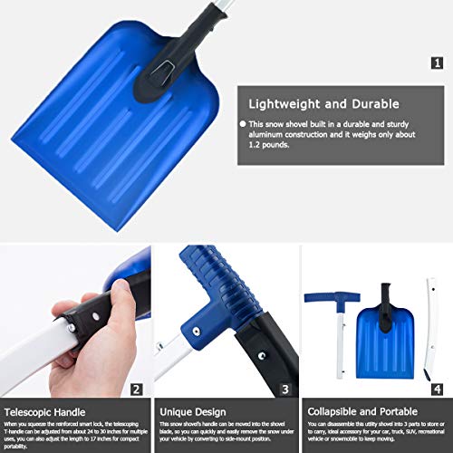 2 ORIENTOOLS+Collapsible+Lightweight+Aluminum+Suitable