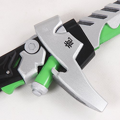 Mtxc Overwatch Cosplay Prop Genji Sword & Scabbard Black - Image 6