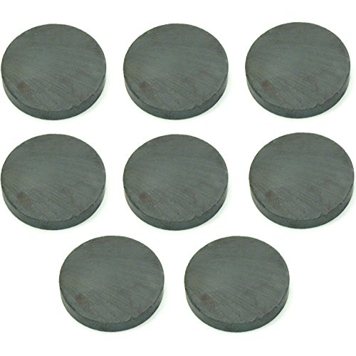 TRUVUE 8 Piece Disc Shaped Multi-Purpose Ceramic Magnets - MC6052
