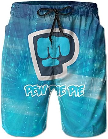 Pewdiepie_Logo_ man For Surfing Fashion Swim Trunk Boardshorts Pants