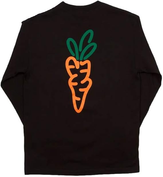 Amazon キャロッツ バイ アンワー キャロッツ Carrots By Anwar Carrots Signature Long Sleeve Black ロングスリーブ ブラック Tシャツ カットソー 通販