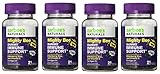 Zarbee's Naturals Children's Mighty Bee Gummies, Elderberry Immune Support Supplement with Vitamin C, Zinc - Berry, 21 Count 4 Pack