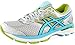 ASICS Women's GT-2000 4 Running Shoe, Silver/Turquoise/Lime Punch, 7.5 M US