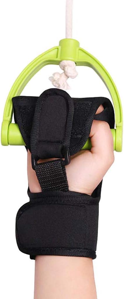POOYA Force Rehabilitation Gloves Finger Grip Splint Elastic Anti-Spasticity Aid Durable Grip - Black