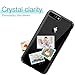 iPhone 7 Plus Case, iPhone 8 Plus Case, Clear Slim Crystal Hybrid Anti-Scratch Transparent Hard Back Cover Soft Flexible Black Bumper Shockproof Cases for Apple iPhone 7 plus & iPhone 8 plus (2017)