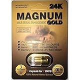 Magnum Gold 24K - 20 Pills Male Enhancement Pill - Fast US Shipping