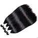 Peruvian Straight Hair Bundles Human Hair 24 26 28 30Inch Unprocessed 10A Remy Straight Virgin Human Hair 4 Bundles Long Hair Straight Bundles 400g Natural Color