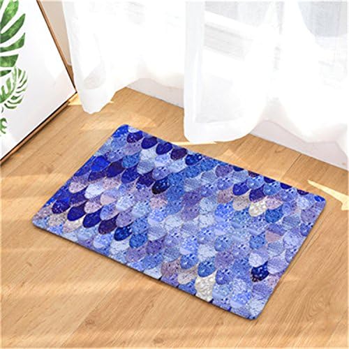 yingzhong Welcome Floor Mat Scale Armor Printing Flannel Carpet For Living Room Kitchen Rug Non-Slip Tapete Fashion Household Items 7 400mm x 600mm