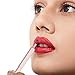 DUcare Retractable Lip Brush Travel Portable Vanity Lipstick Gloss Makeup Brush Tool(Gold)