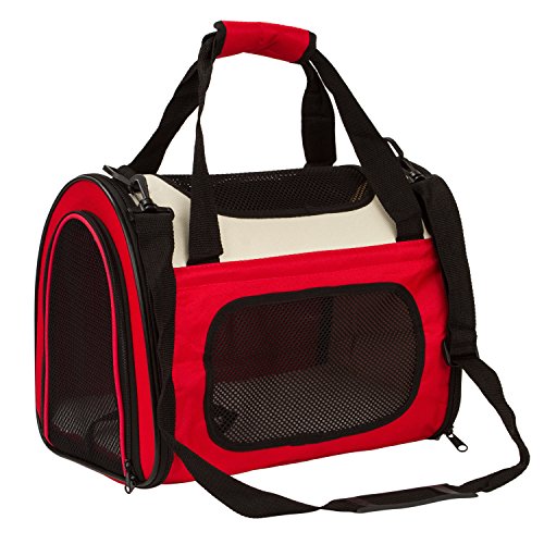 Pettom soft-sided pet airline approved travel outdoor p…