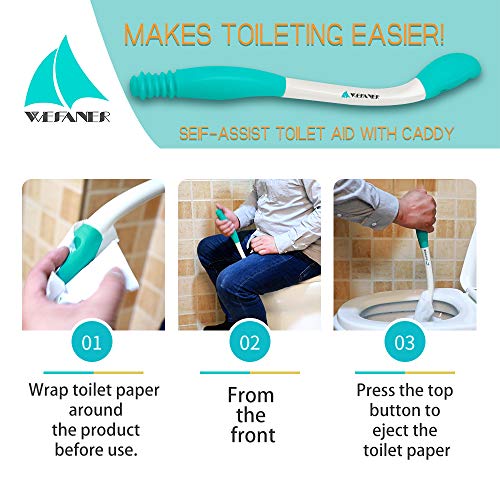 Toilet Aids for Wiping, Wipe Assist Tool Bathroom Wipe Assistance