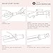 Portable Women Painless Hair Remover Light Facial Hair Shaver Electric Hair Removal Device (Red)