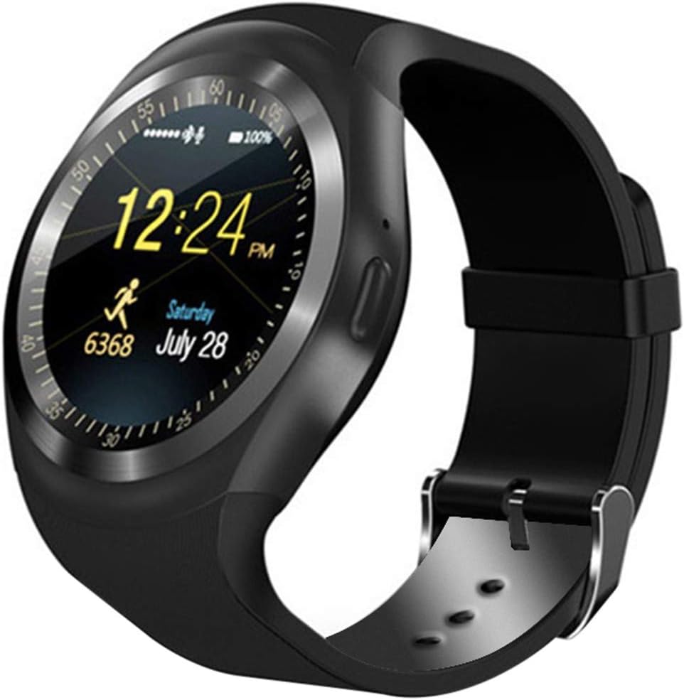 Cebbay Y1 Smart Watch Bluetooth Phone Mate Round Screen for iOS Android Phone LOT,USB Two-Way Anti-Lost Reminder Sports Bracelet
