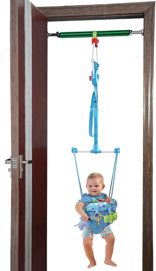 saltador bebe puerta
