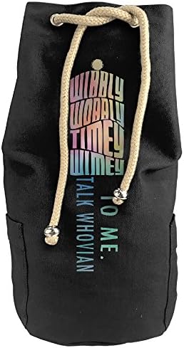 Men's &amp; Women's Doctor Who 11 Tardis Colorful Drawstring Sports Basketball Shoulders Backpack Bags Bucket Bags